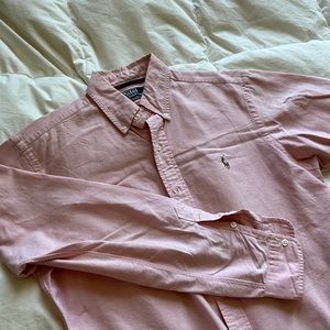 Polo Ralph Lauren men size small (fits like medium) button down pink